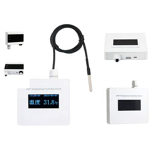 Wireless wifi temperature humidity control sensor