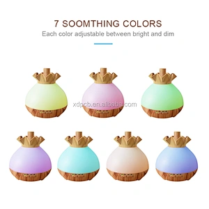 400ml wood grain ultrasonic air freshener cool mist aroma humidifier oil diffuser