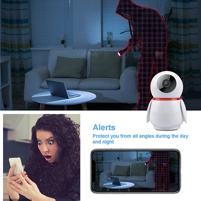 Home Security Smart Home 1080P HD Camera Tuya Wifi Clear Vision Indoor Smart Camera Wireless CCTV Camera