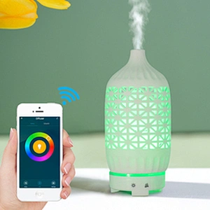 Ultrasonic aroma diffuser and humidifier which can supported by wifi remote control