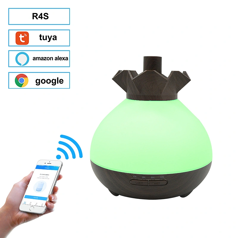 Desktop portable electric essential oil aroma diffuser air humidifier night light