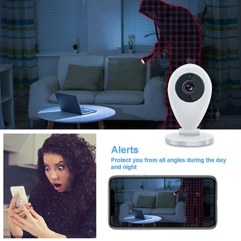 High Quality Smart Wireless Camera Tuya APP Control Security Camera HD IP Camera H.265 2MP 1080P Mobile Remote Viewing Tuyasmart