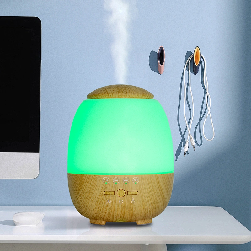 WIFI Smart Humidifier aroma Diffuser wood essential oil diffuser for wholesale