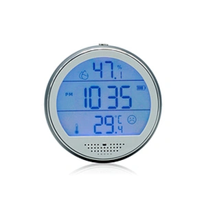 LCD Digital Hygrometer Wireless Temperature Humidity Test Indoor Clock Thermometer