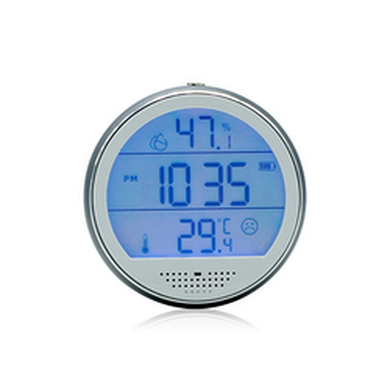 LCD Digital Hygrometer Wireless Temperature Humidity Test Indoor Clock Thermometer