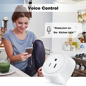 XD192 Smart Socket Home Control Wireless Plug Amazon Alexa APP Control mini Socket Plug