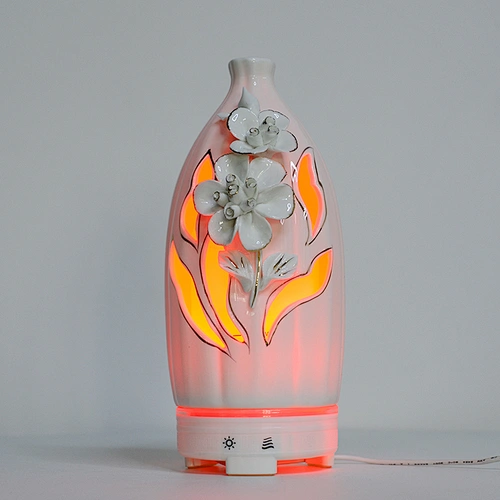 120ml 7color LED with ceramic electric ultrasonic auto diffuser smart essential oil aroma diffuser