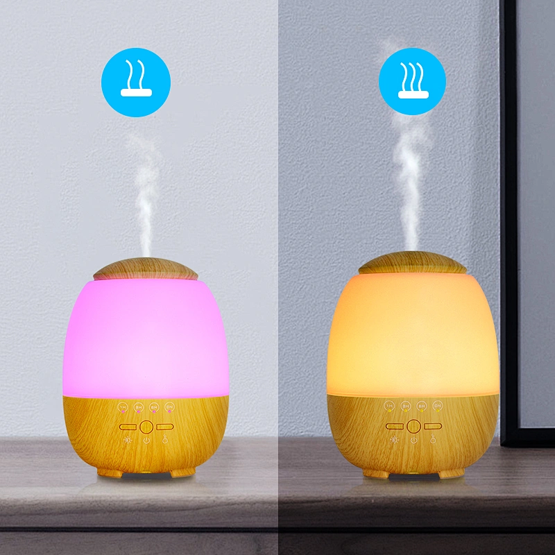 WIFI Smart Humidifier aroma Diffuser wood essential oil diffuser for wholesale