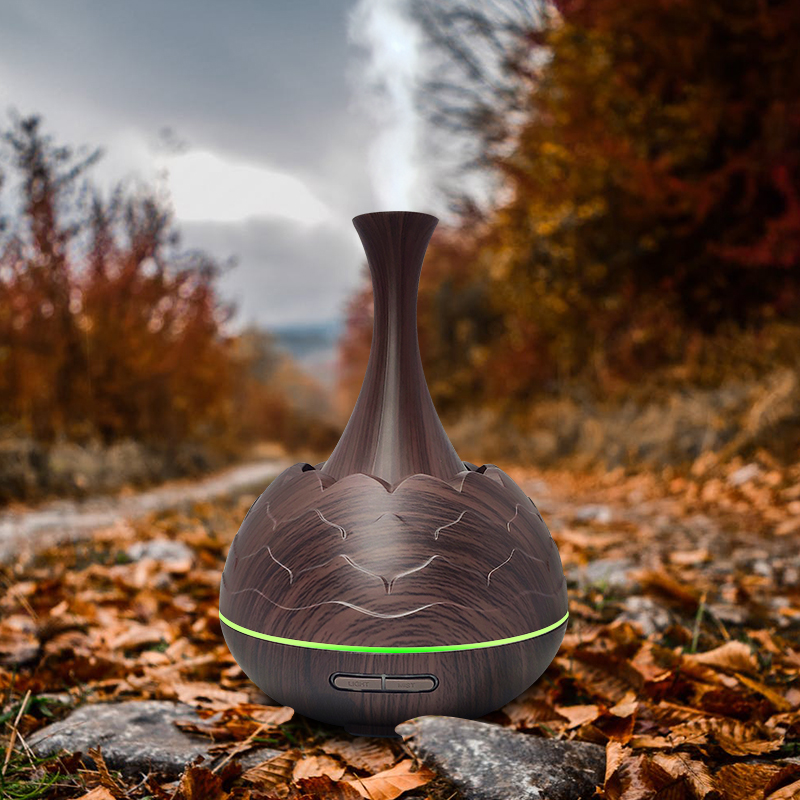 Mini humidifier hair oil essential candle set diffuser