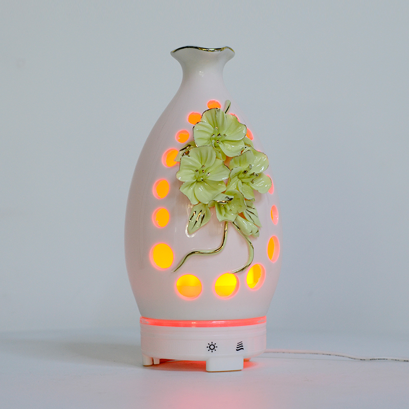 The Newest Design Ceramic Diffuser 120ml Smart Oil Diffuser Room Diffuser for Aromatherapy
