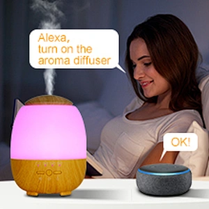 Home 300ml Wood   Essential Oil diffuser  Portable  Wooden Ultrasonic Air Humidifiers
