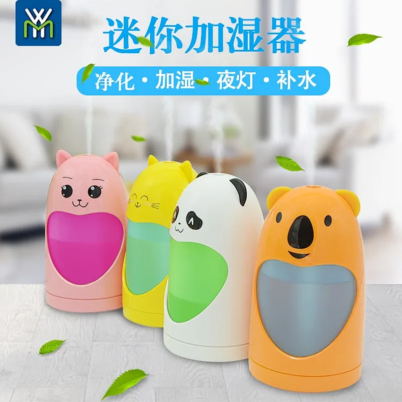 USB Portable Travel Cute Mini Cool Mist Ultrasonic Car Humidifier