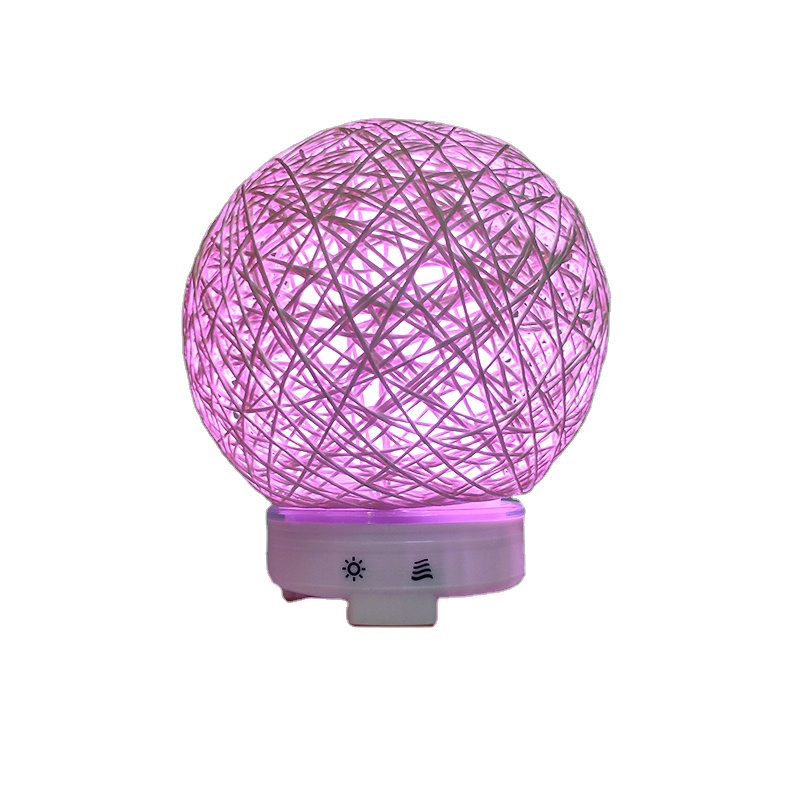 Cany art weaving mini aroma diffuser humidifier desktop night light