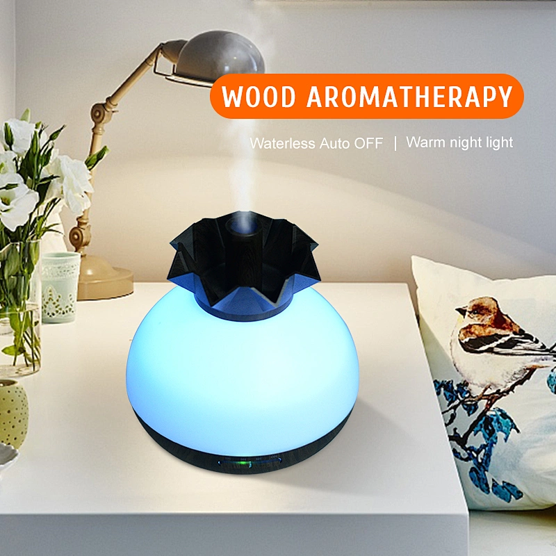 2022 400ml wooden  smart aroma diffusers Oil Diffuser Factory