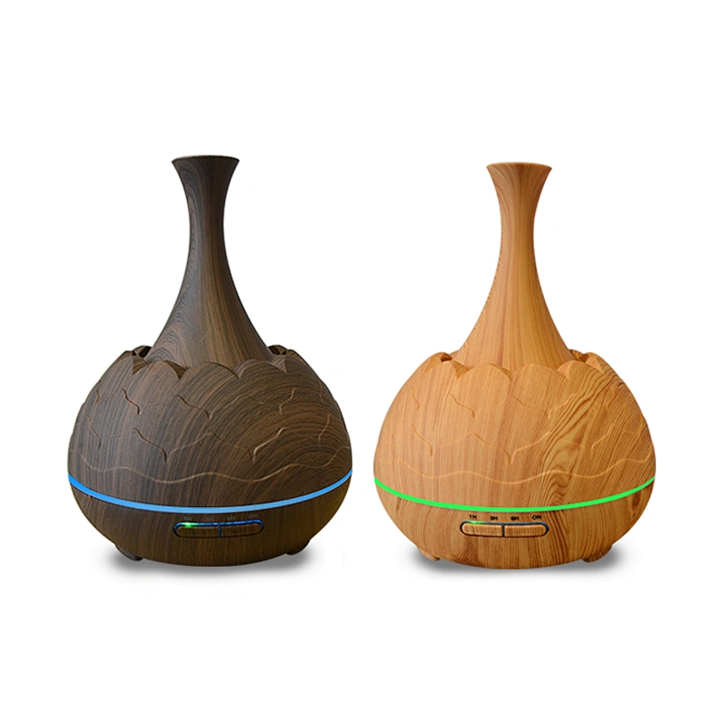 New Electric Smart Oil Diffuser Wood grain Fragrance Diffuser and Home Decorative Air Humidifier