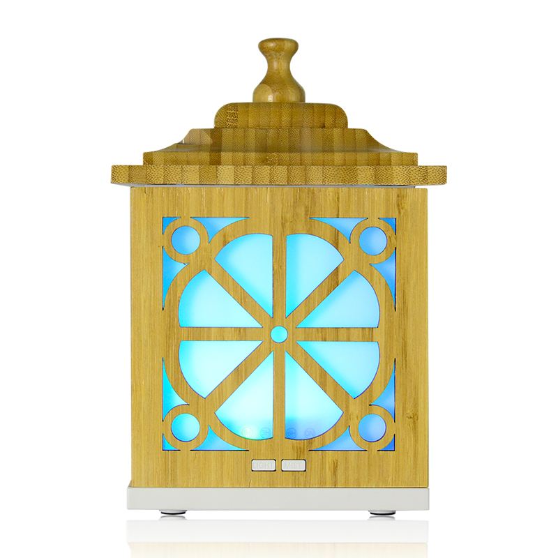 Wood Essential aroma diffuser Ultrasonic Diffusers Cool Mist Humidifier with led night light