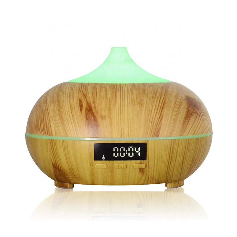New Design Tuya Wifi  Temperature and Humidity Commercial aroma Ultrasonic Aroma Diffuser Essential Oil Diffuser With Clock