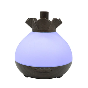 New design 400ml wood grain electric home fragrance humidifier diffuser