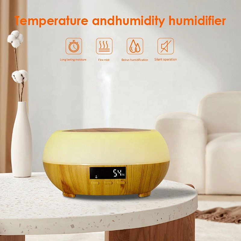 Smart WIFI Remote wooden aroma diffuser electric humidifier essential aroma oil diffuser