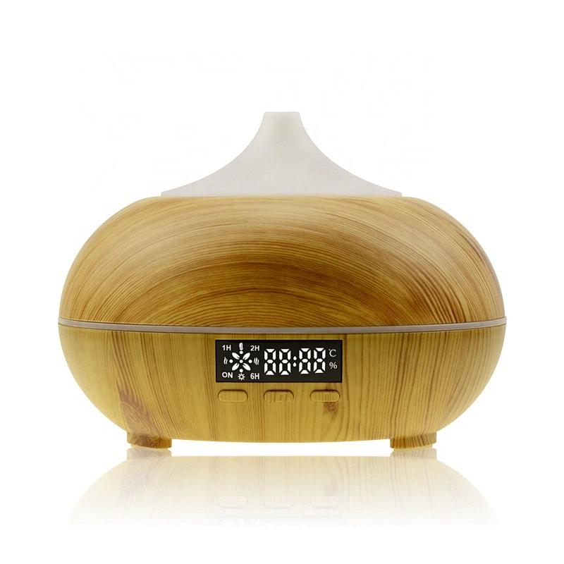 New Design Tuya Wifi  Temperature and Humidity Commercial aroma Ultrasonic Aroma Diffuser Essential Oil Diffuser With Clock