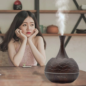 Mini humidifier hair oil essential candle set diffuser