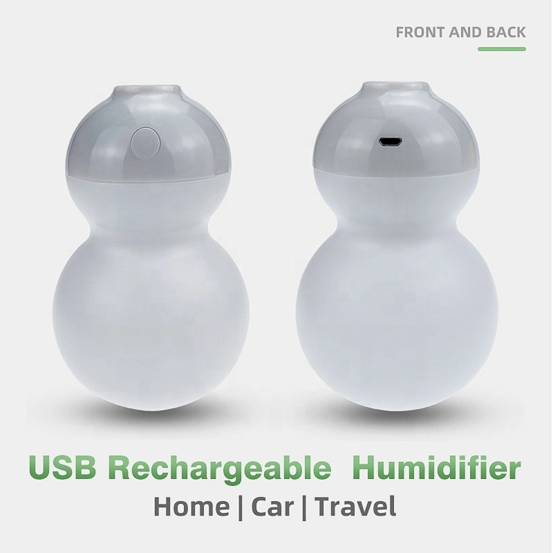 Portable Mini Humidifier, Small USB Mist Humidifier, Personal Desktop Humidifier for Home Baby Bedroom Office Car Travel
