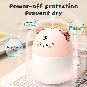 Portable H2O Spray Mist Air  Freshener Smart Aroma Essential Oil Diffuser USB Air Humidifier With Night Light