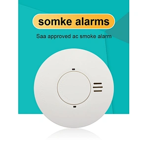 Manufacturer EN14604 Wireless security fire home alarm WiFi 110v-240v DC Detector Smoke Sensor With 10 years long-life 3V DC bat