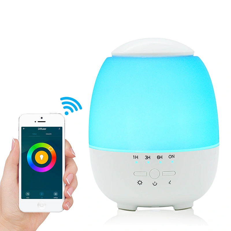 WiFi Smart Ultrasonic Aroma Diffuser Essential Oil with 400ml Humidifier LED Night Light