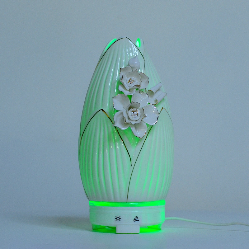 120ml Ceramic Home Humidifier Elegant Fragrance Electric Essential Oil Hotel Lobby Diffuser
