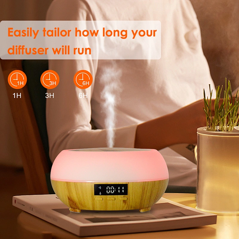 Factory price private label hot sale  aroma diffuser air humidifier with intelligent display