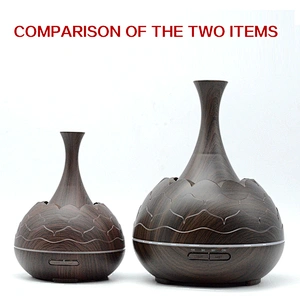 Mini humidifier hair oil essential candle set diffuser