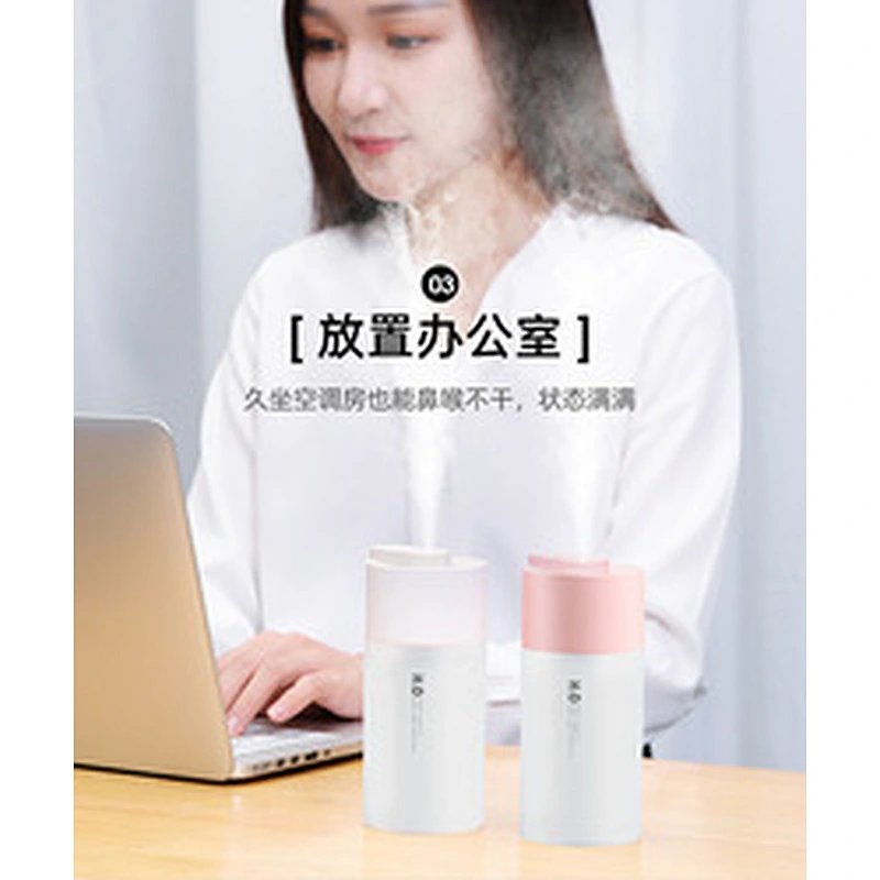 2022 New Arrivals 250ML Mini Exquisite Portable Usb Rechargeable Car Air Humidifier With 7 Colors of Light