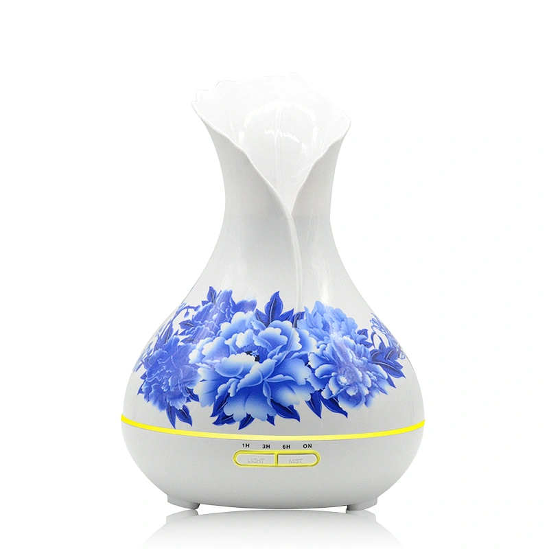 400ML Ultrasonic Aroma Diffuser elegant style Essential Oil LED Light for Home Yoga Using Aromatherapy with 7 Colors