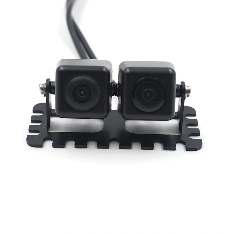 Universal mini twins car camera/dual switchable