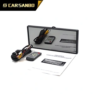 8.9inch TFT LED Rearview mirror monitor with rearview camera /Automatic switch when reverse car