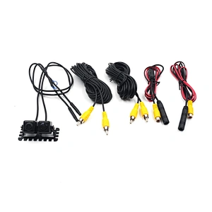 Universal mini twins car camera/dual switchable