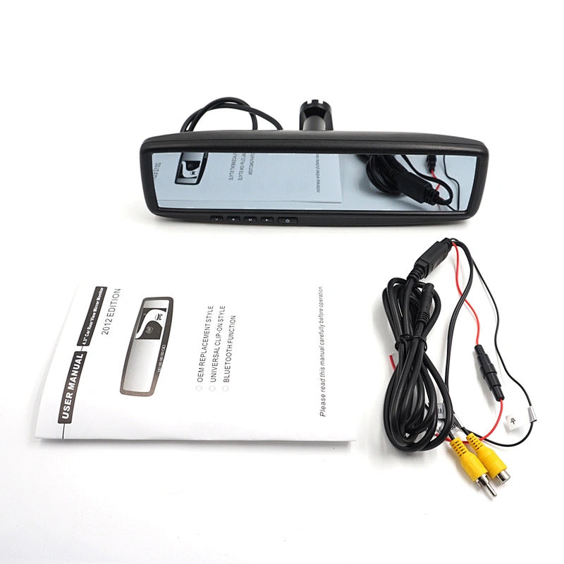 4.3 inch interior Rearview Mirror OEM monitor with car rearview camera