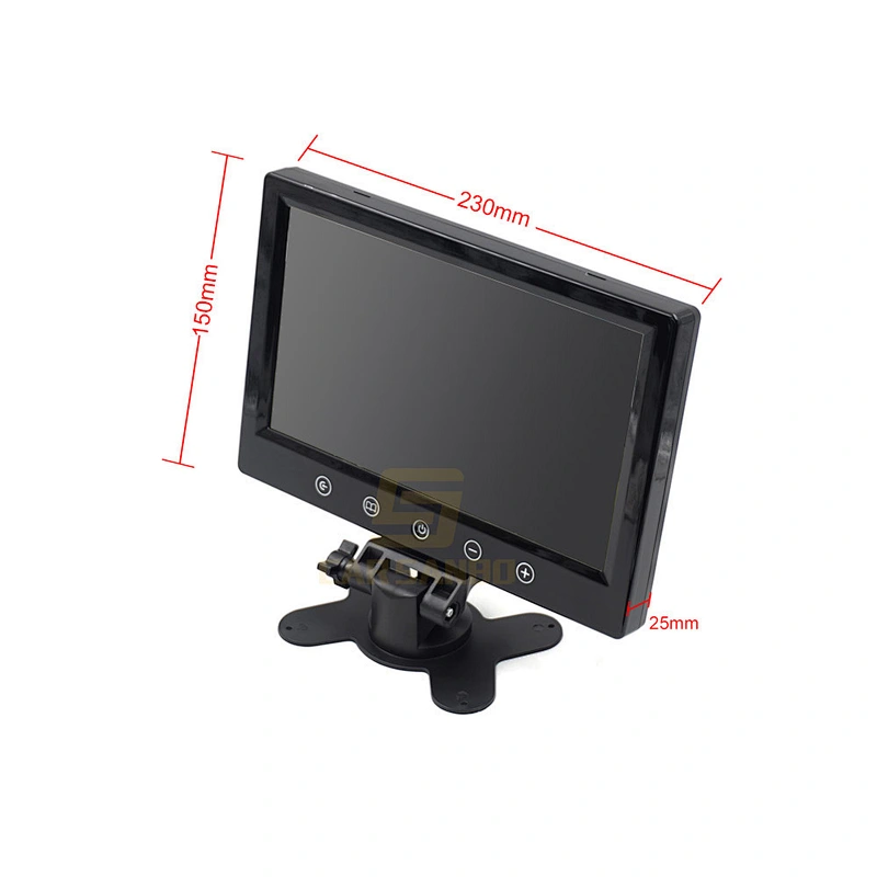 Stand-alone 9 Inch Touch key Car TFT LCD Monitor for trucks