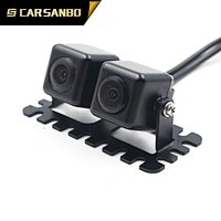 Universal mini twins car camera/dual switchable