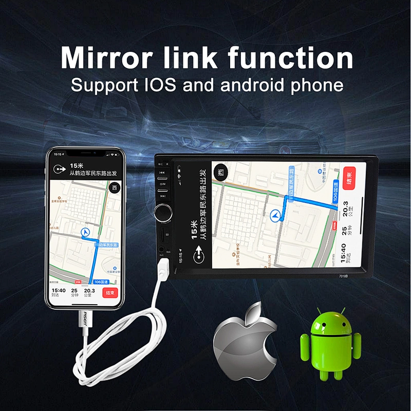 2DIN C800 car mp5 player MIrror Link and touch screen Car Radio