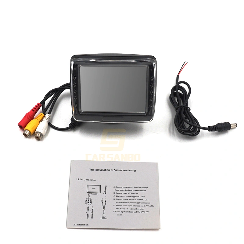 TS352 3.5 inch digital panel TFT LCD monitor reverse car monitor with high quality