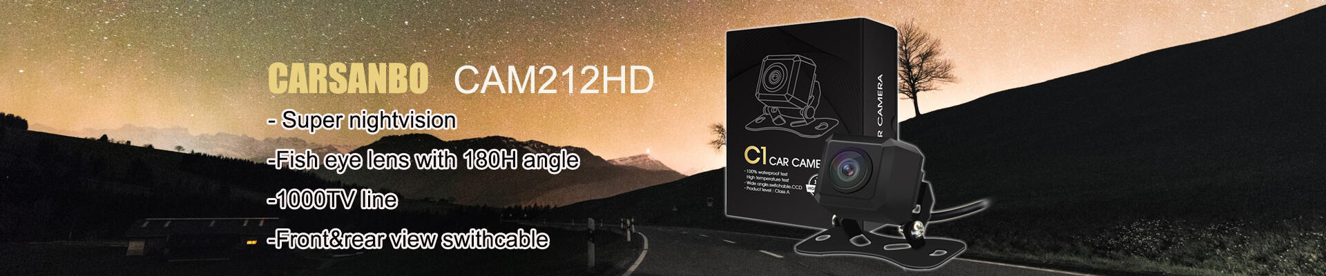 720P CVBS super wide angle camera 180 degree starlight nightvision with frontview and rearview switch,reference line switch