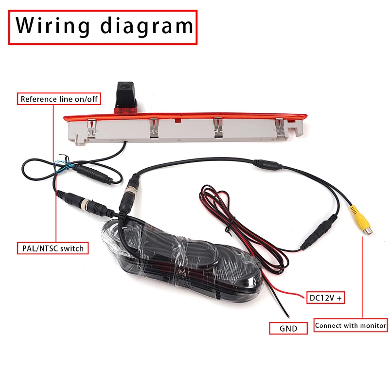 Car Brake Light backup Camera used For VW T6 single door (2016.5 after)