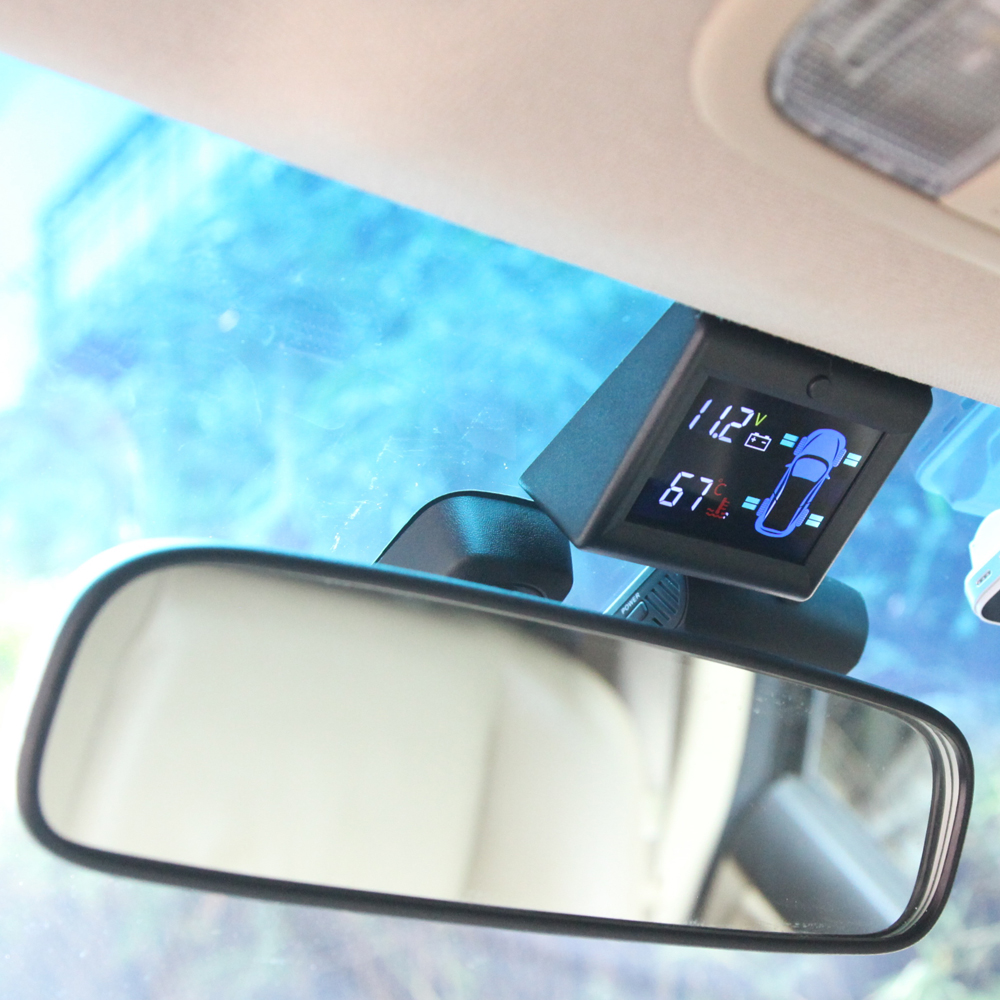 universal OBD version Vehicle Tire Safety Warning System car TPMS with no battery