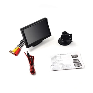 5inch TFT lcd stand alone monitor with sucker mount bracket