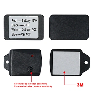 360 panoramic vibration sensor for bird view system