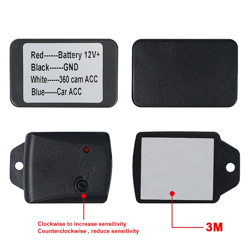 360 panoramic vibration sensor for bird view system