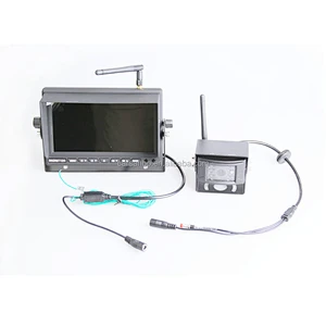 Rearview 7 Inches Quad Function Car Wireless Camera System with DVR for Trailers