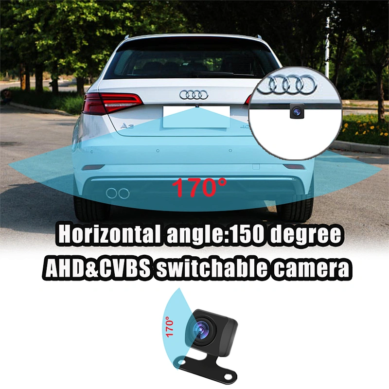 CAM722 Super night vision car reverse camera with CBVS and AHD signal switchable